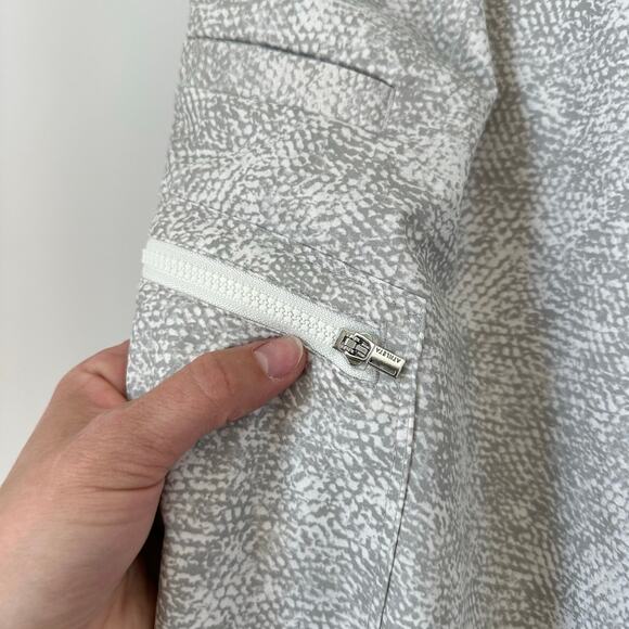 Athleta Venture Printed High Rise Jogger Pants Gray 6 - Picture 5 of 11